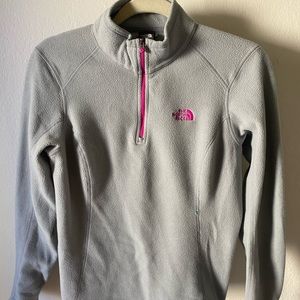 2 medium northface half zips
